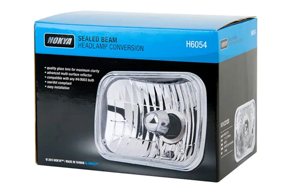 Nokya Sealed Beam Headlight Conversion Kit 7x6 H6054 (200mm) NOK2212S SAE / DOT 1 Pc