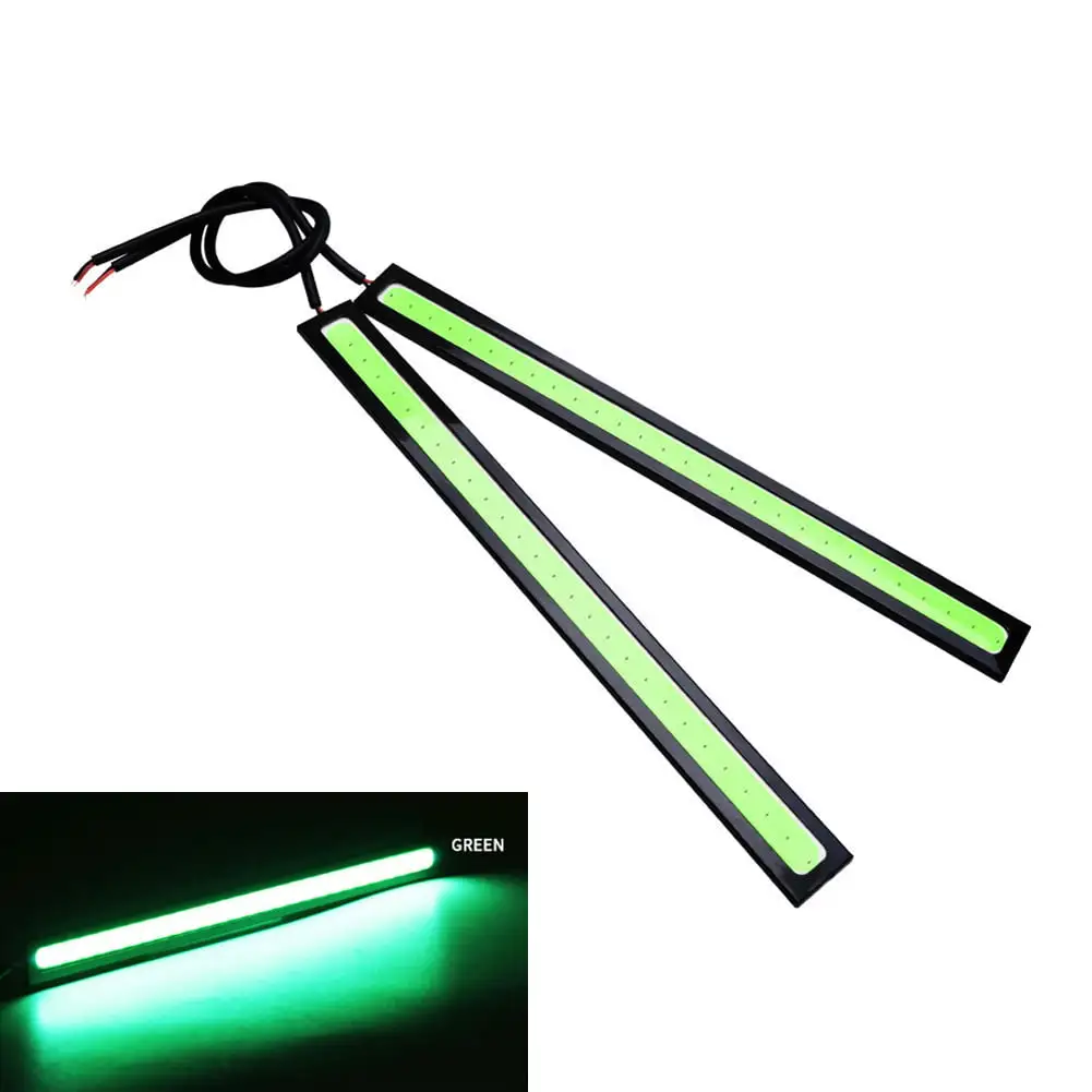 [Pan-quality designated development] 17CM super bright car daytime running light [6PCS green light]