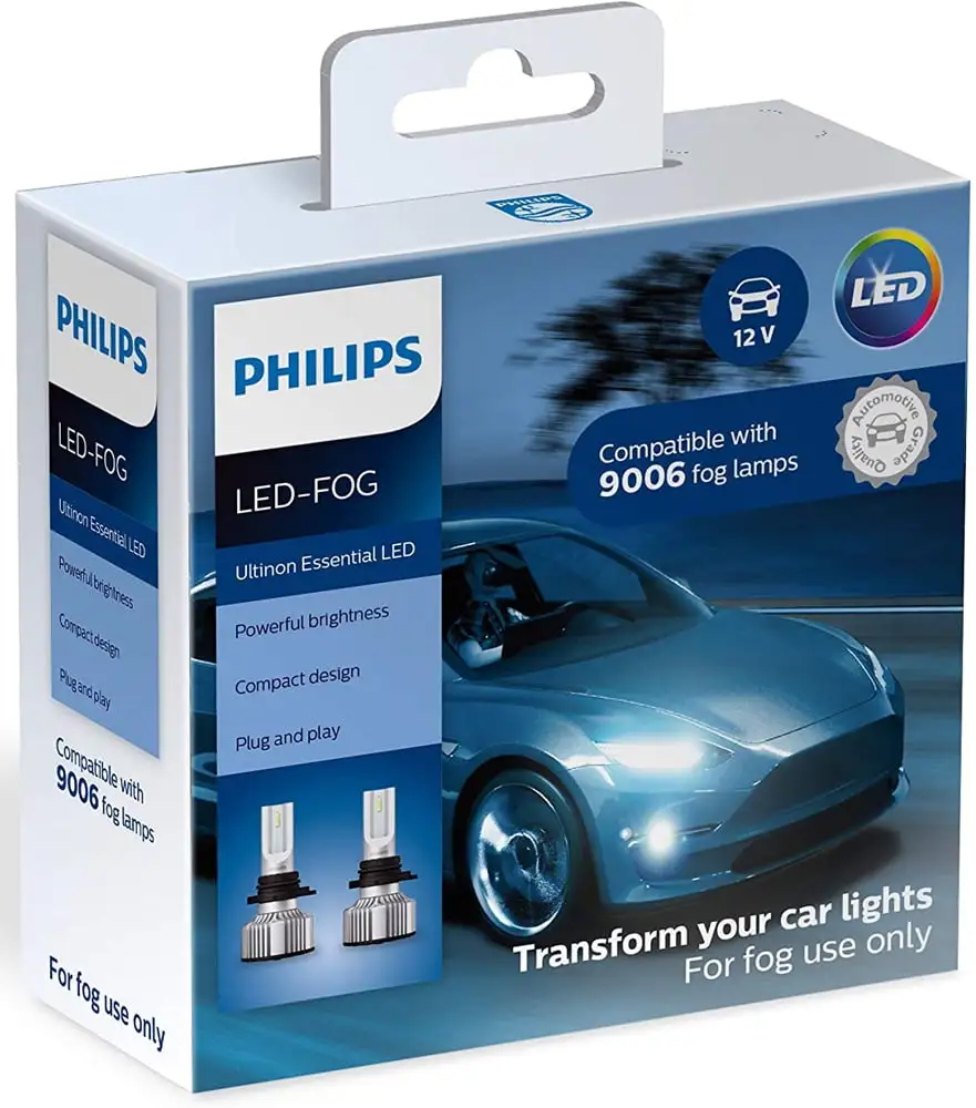 Philips 9006 Ultinon LED Fog Light (Pair)