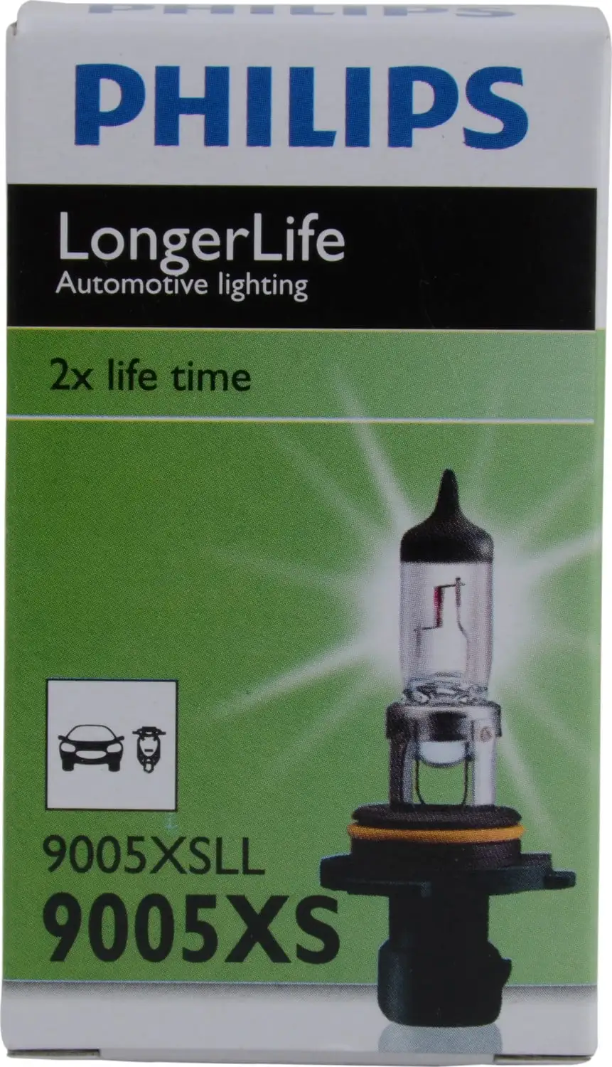 Philips Longerlife Bulb 9005Xsll. P20D-S. Clear. Always Change In Pairs!