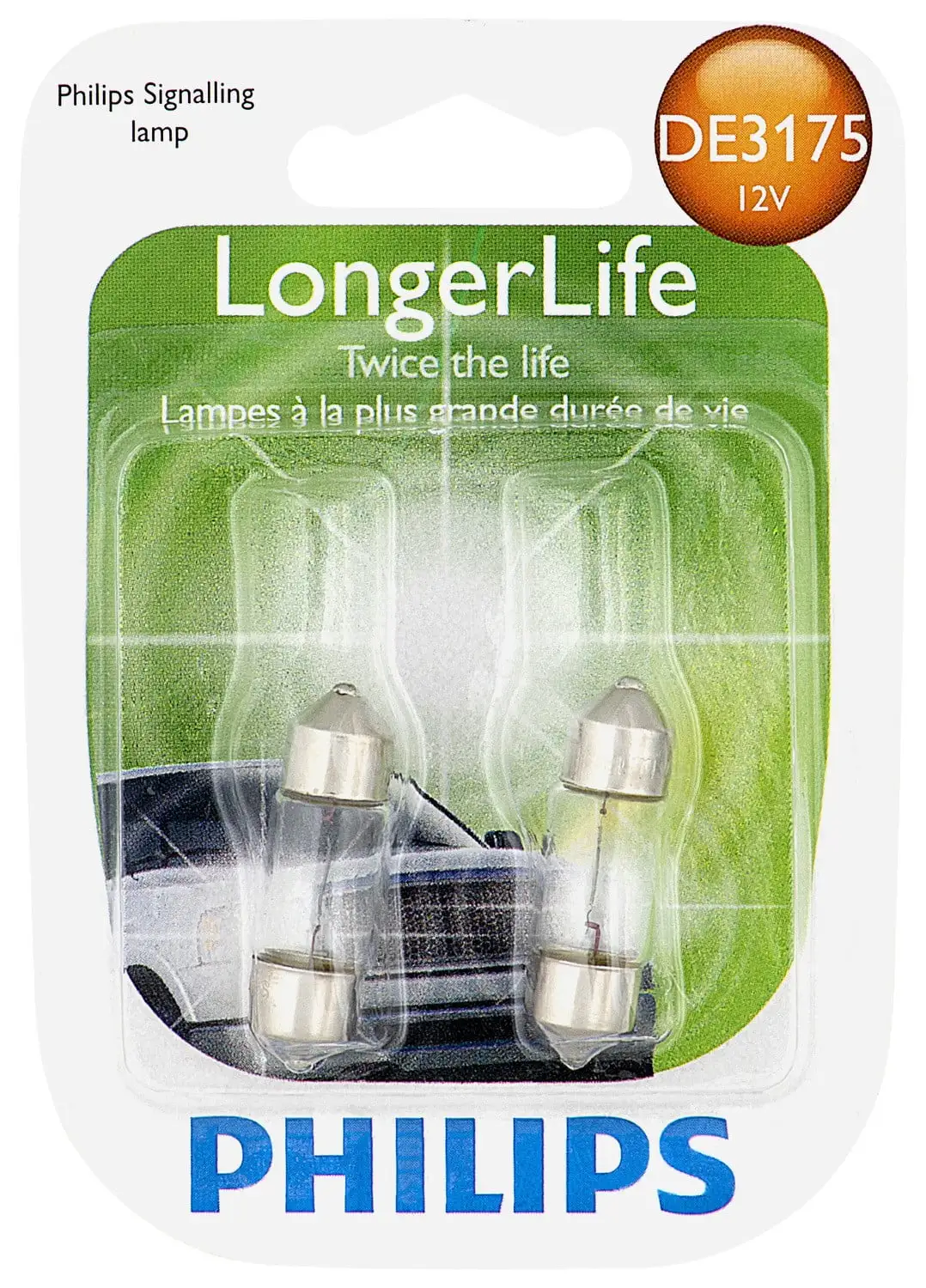 Philips Longerlife Miniature De3175Ll. Clear. 1. Always Change In Pairs!