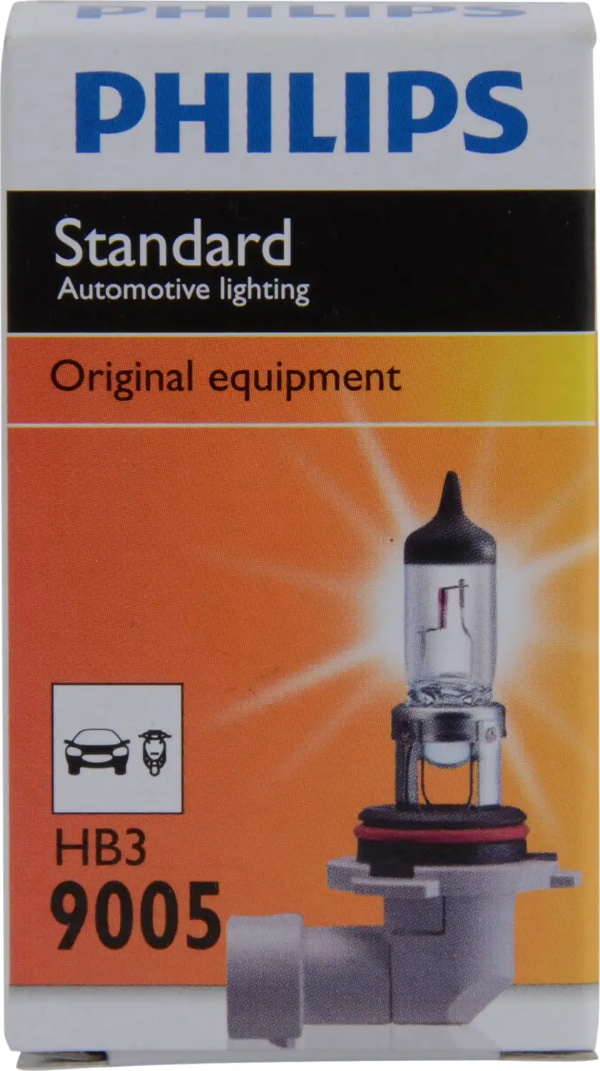 Philips Standard Headlight 9005. P20D. Clear. Always Change In Pairs!