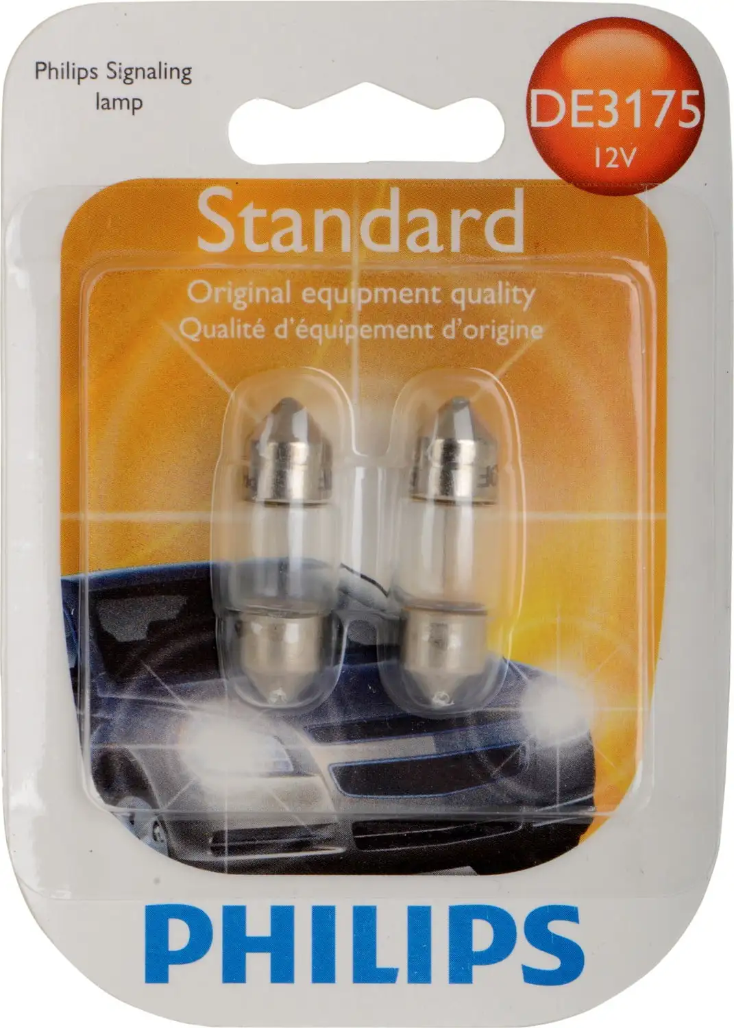 Philips Standard Miniature De3175. Clear. 1. Always Change In Pairs!