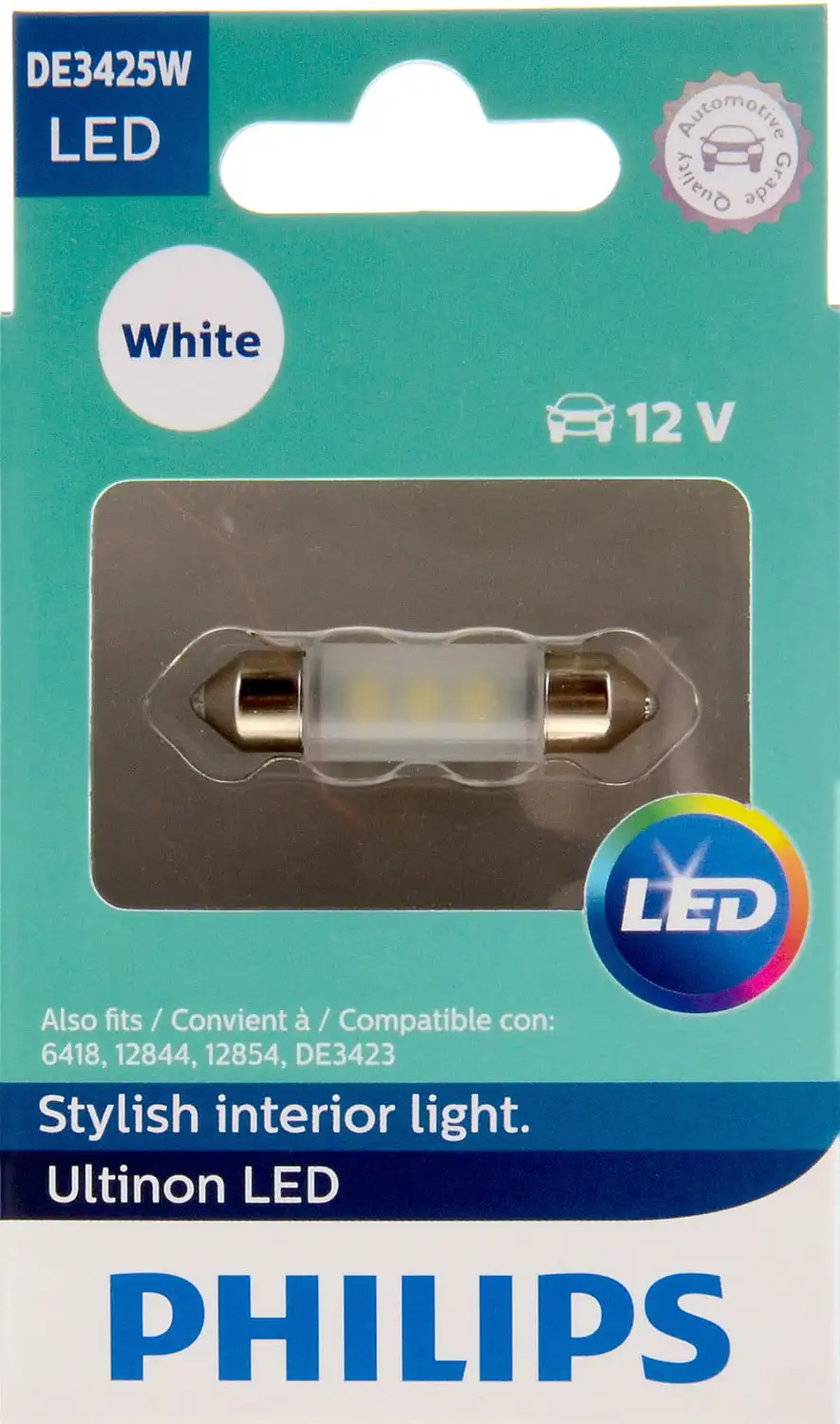 Philips Ultinon LED De3425WLED. S8.5S. Plastic. Always Change In Pairs!