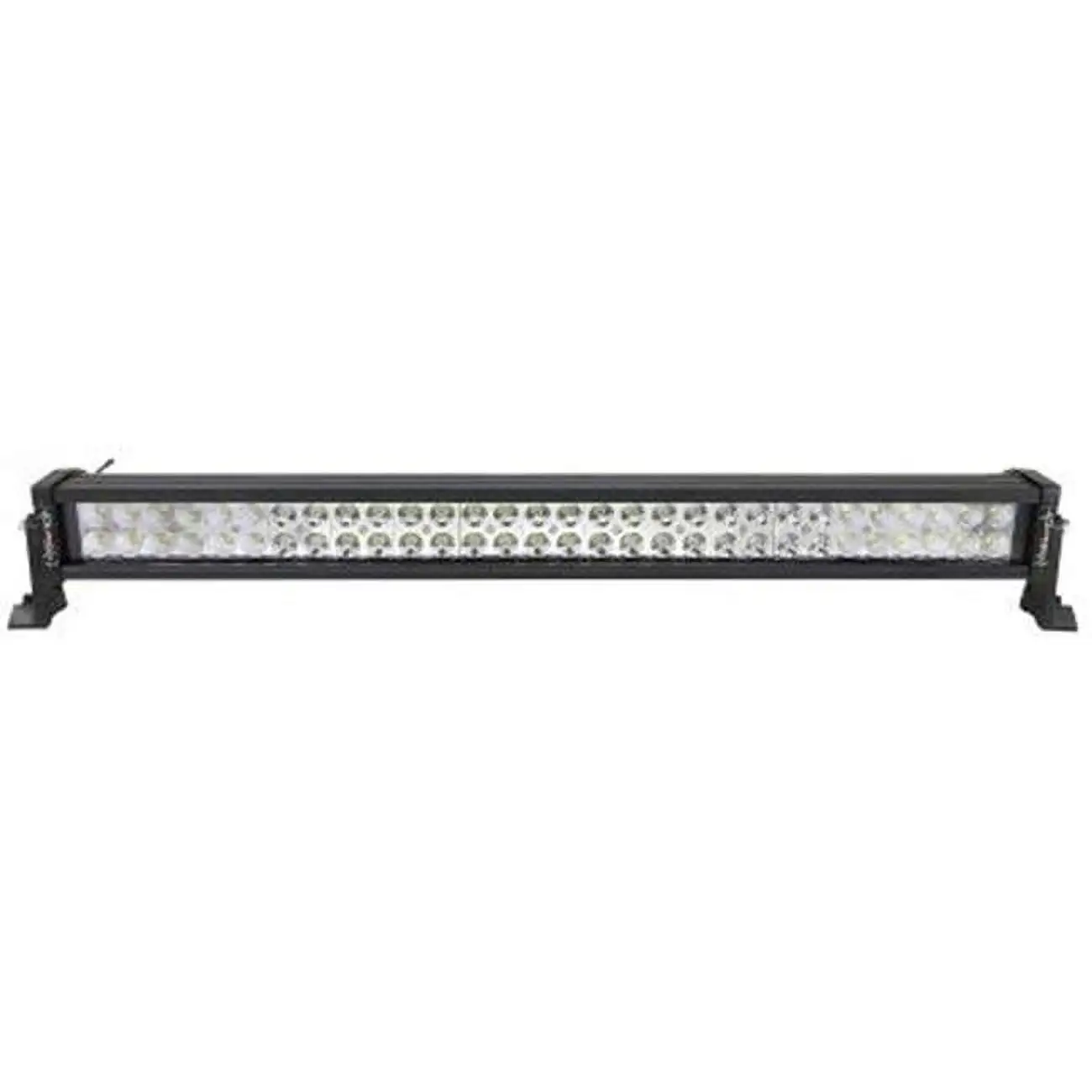 QUSN480 32 in. Dual Row 180W Combo Supernova Strobe Series White & Amber Strobe LED Light Bar. Bright White