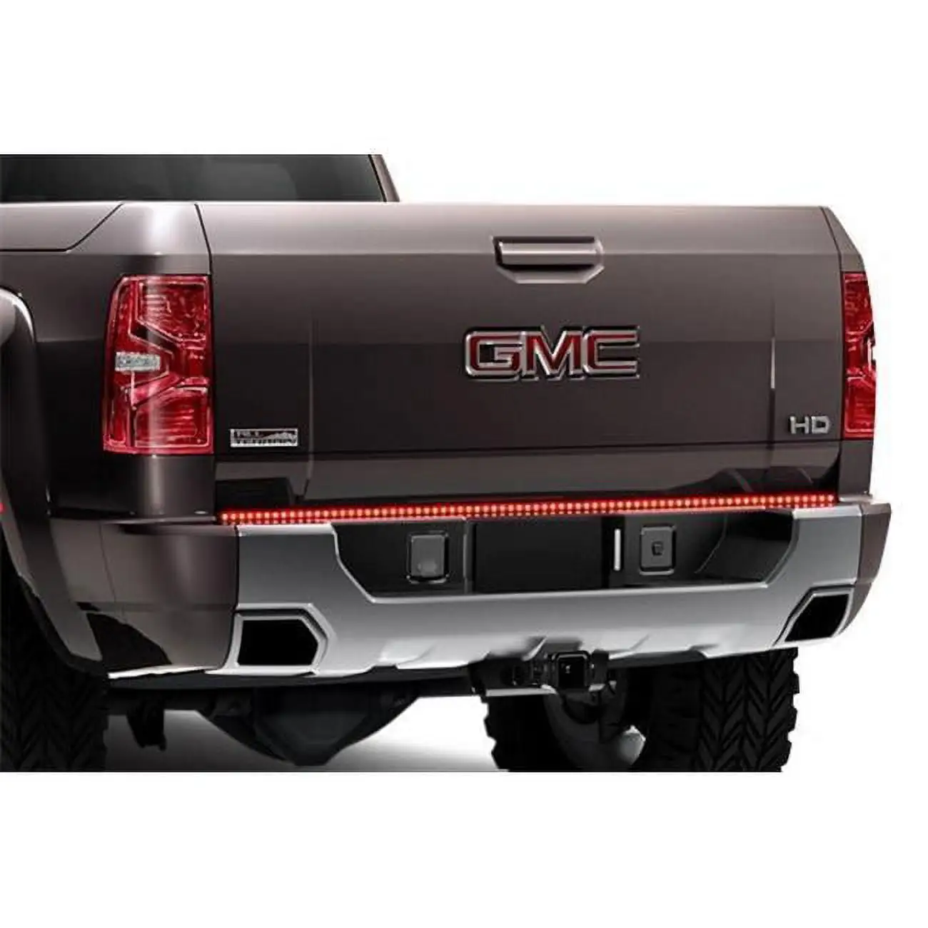 Recon Truck Accessories 60 in. Tailgate Bar Red LED Brake Lights White LED Reverse Lights