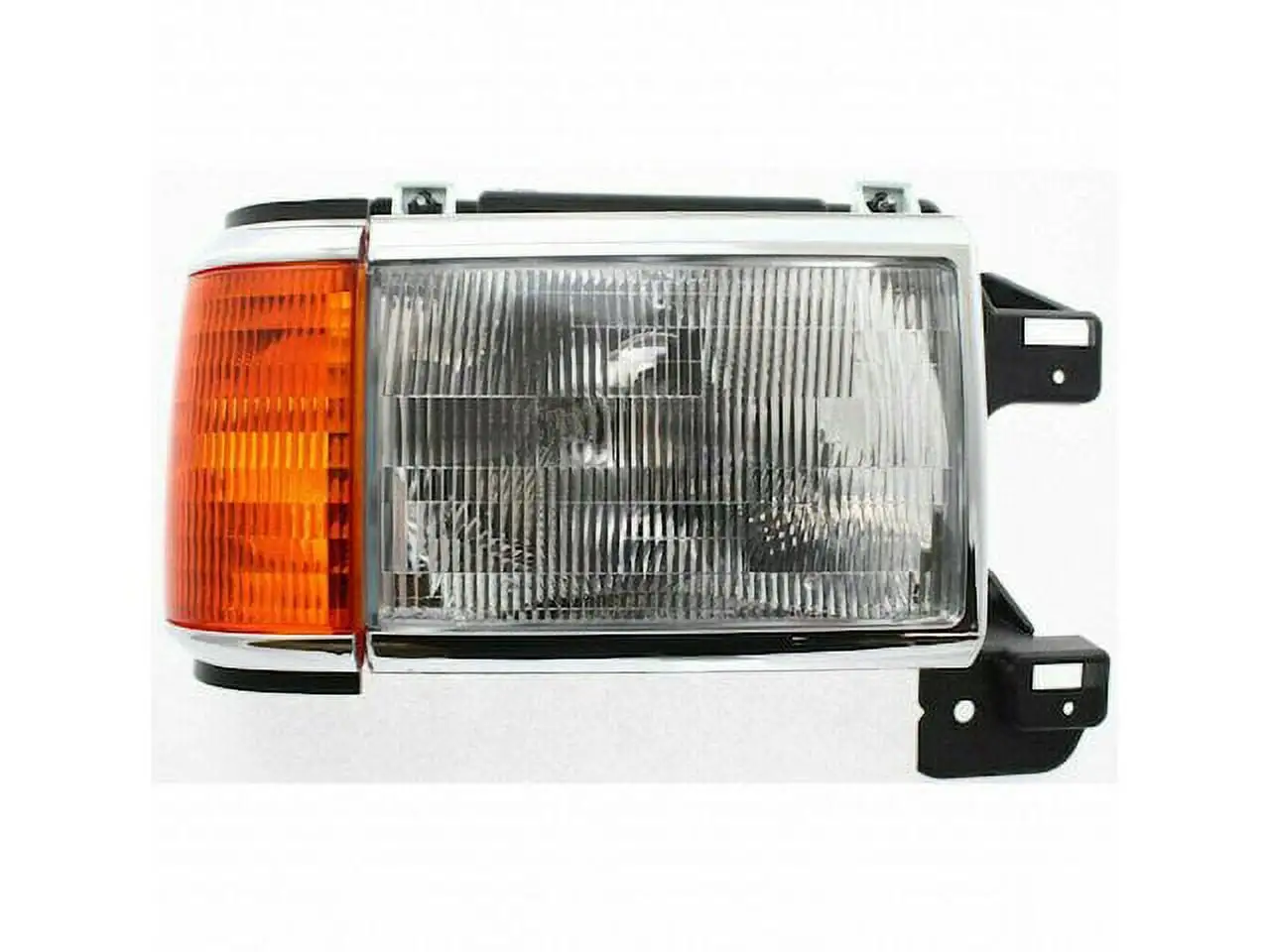 Right Headlight Assembly - Compatible with 1987 - 1991 Ford Bronco 1988 1989 1990