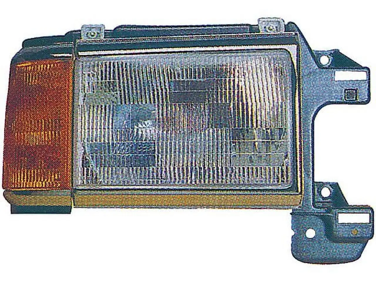 Right Headlight Assembly - Compatible with 1987 - 1991 Ford F-150 1988 1989 1990