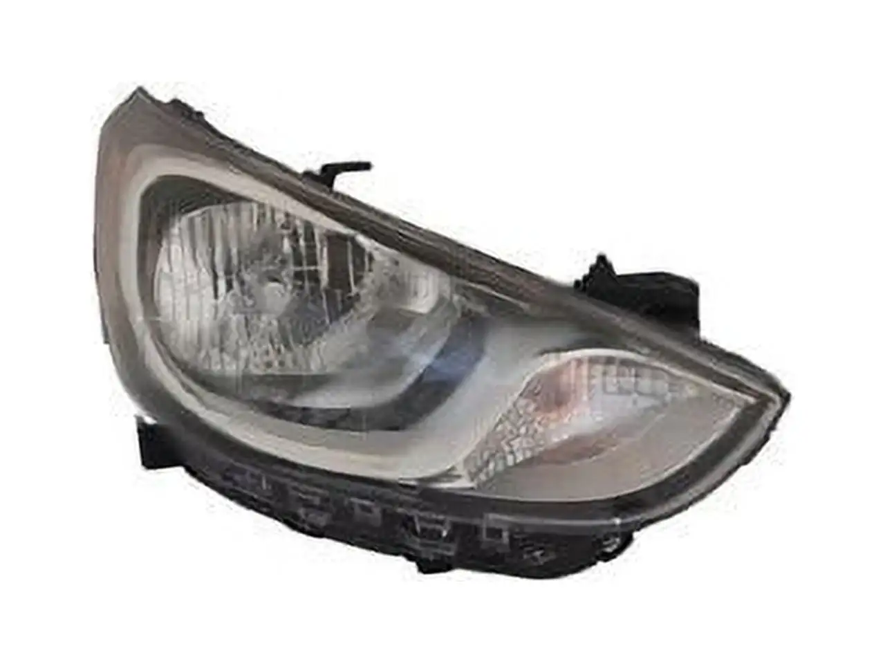 Right Headlight Assembly - Compatible with 2012 - 2014 Hyundai Accent 2013