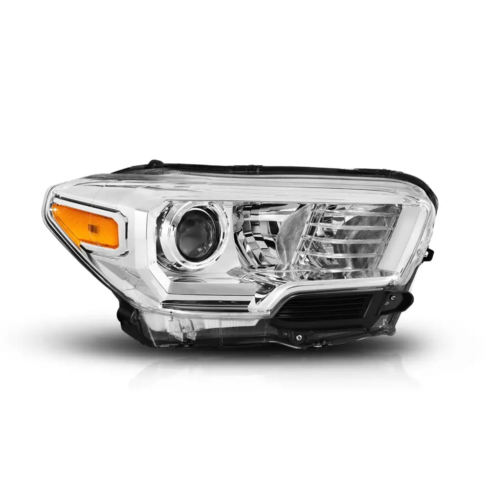 Right Passenger Side Chrome Projector Headlight Assembly for 16-18 Toyota Tacoma 17