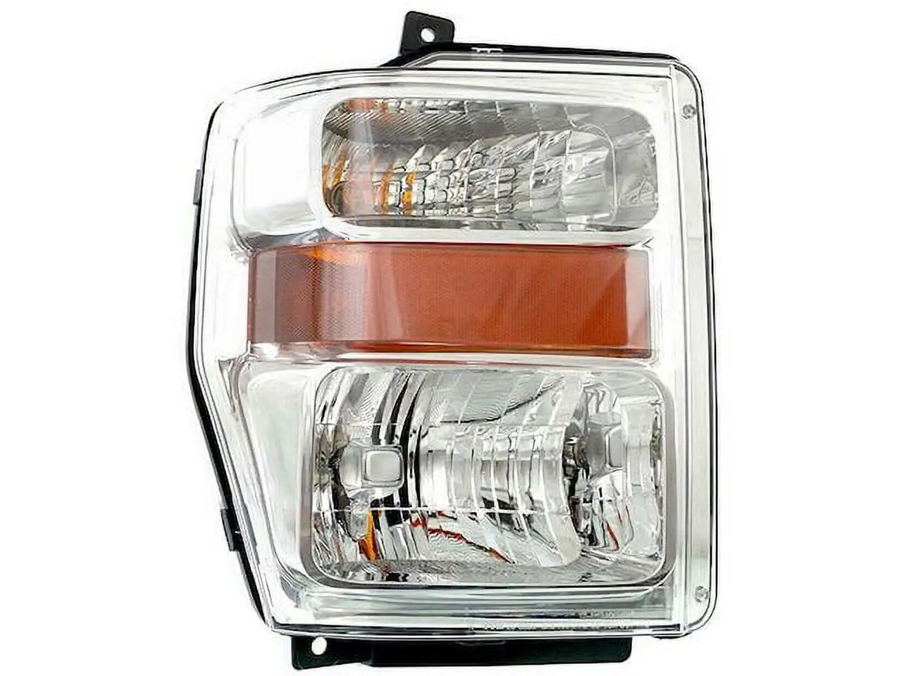 Right Passenger Side Composite Headlight Assembly - Compatible with 2008 - 2010 Ford F-250 Super Duty (Excludes Hrly-Dvsn Edition Models) 2009