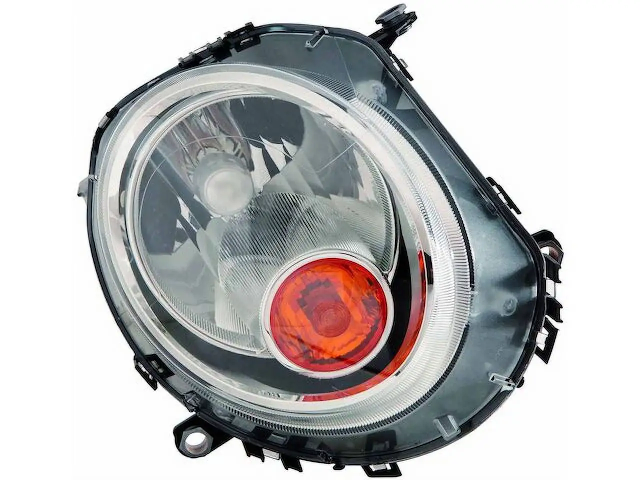 Right Passenger Side Halogen Headlight Assembly - Compatible with 2007 - 2013 Mini Cooper Hatchback (without Auto Adjust Headlamps) 2008 2009 2010 2011 2012