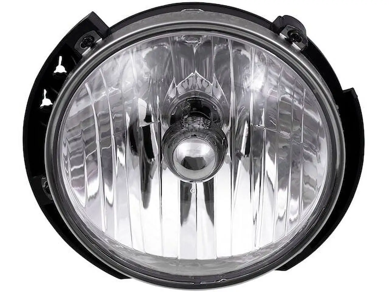 Right Passenger Side Halogen Headlight Assembly - Compatible with 2007 - 2017 Jeep Wrangler 3.8L V6 Naturally Aspirated OHV GAS 2008 2009 2010 2011 2012 2013 2014 2015 2016