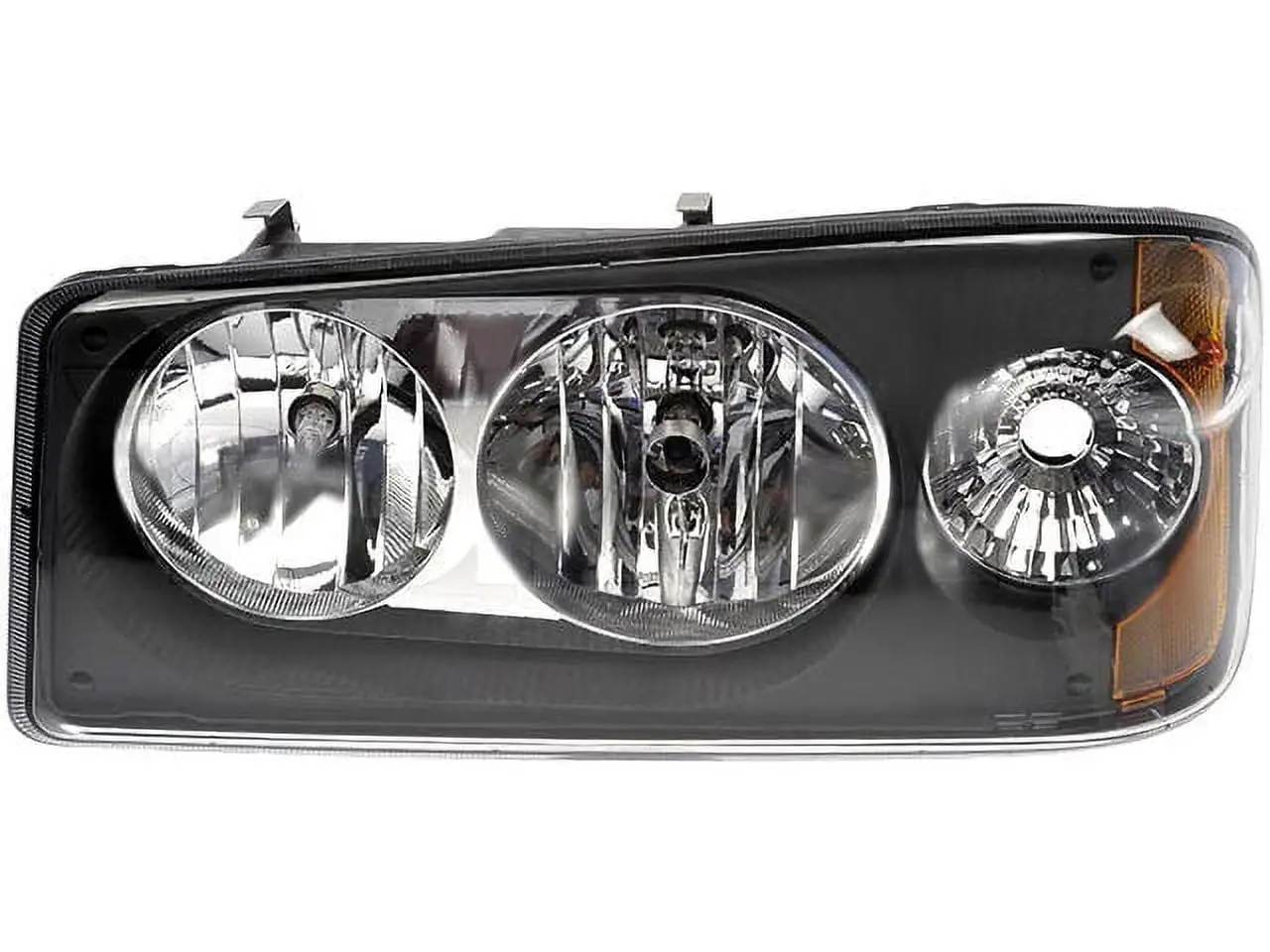 Right Passenger Side Halogen Headlight Assembly - Compatible with 2008 - 2019 Mack GU7 (with Set Forward Axle) 2009 2010 2011 2012 2013 2014 2015 2016 2017 2018