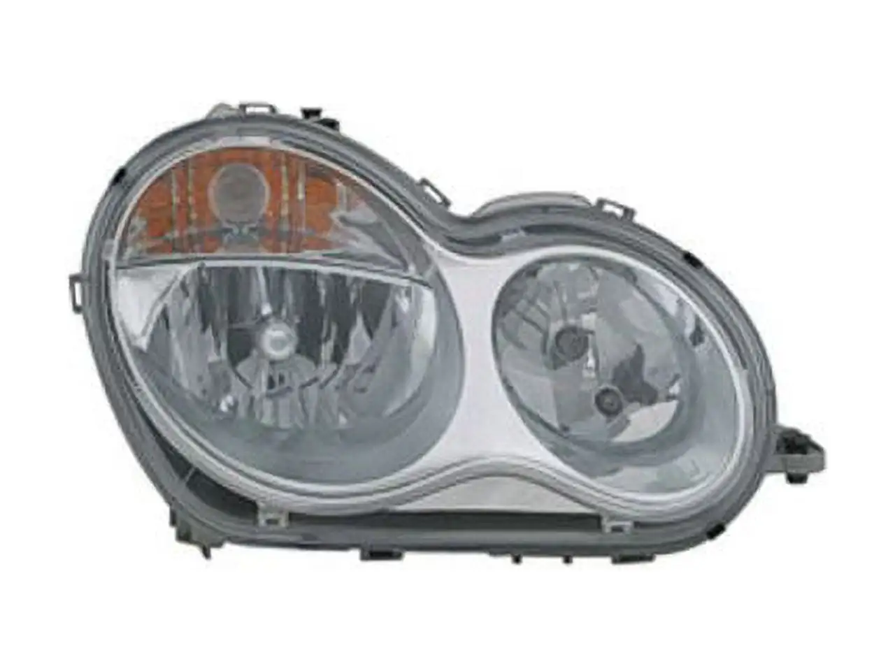 Right Passenger Side Halogen Headlight Assembly - Compatible with 2005 - 2007 Mercedes-Benz C230 2006