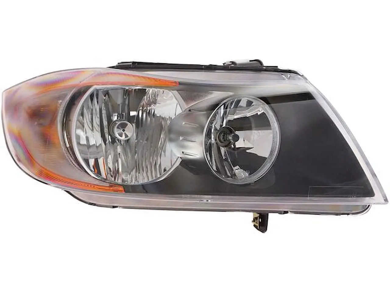 Right Passenger Side Halogen Headlight Assembly - Compatible with 2007 - 2008 BMW 328i Sedan. Wagon