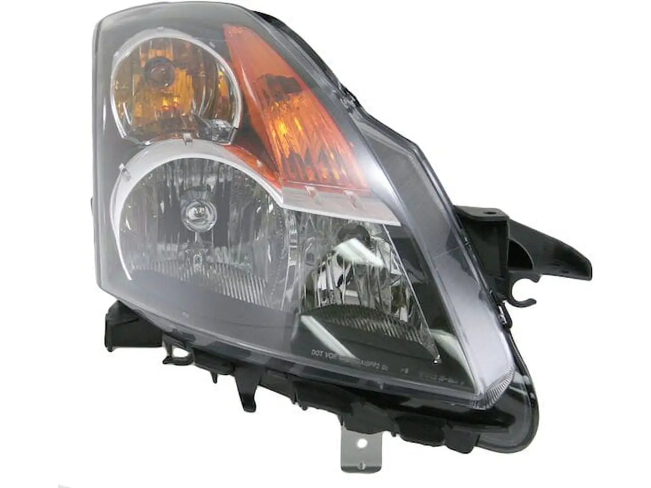 Right Passenger Side Halogen Headlight Assembly - Compatible with 2007 - 2009 Nissan Altima Sedan 2008