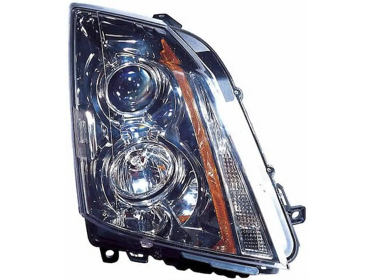 Right Passenger Side Halogen Headlight Assembly - Compatible with 2008 - 2014 Cadillac CTS 2009 2010 2011 2012 2013