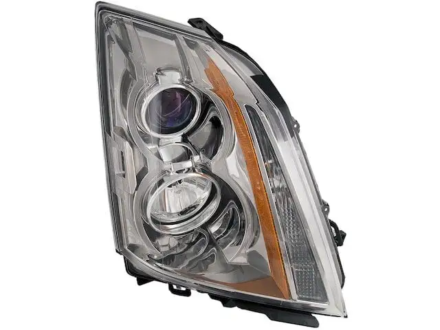 Right Passenger Side Halogen Headlight Assembly - Compatible with 2008 - 2014 Cadillac CTS (Fits 11-14 Coupe and Wagon) 2009 2010 2011 2012 2013