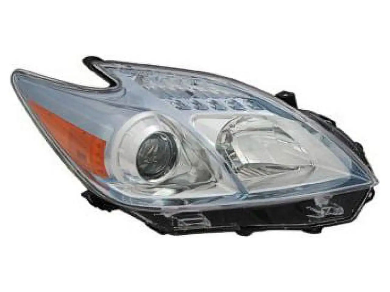 Right Passenger Side Halogen Headlight Assembly - Compatible with 2010 - 2011 Toyota Prius