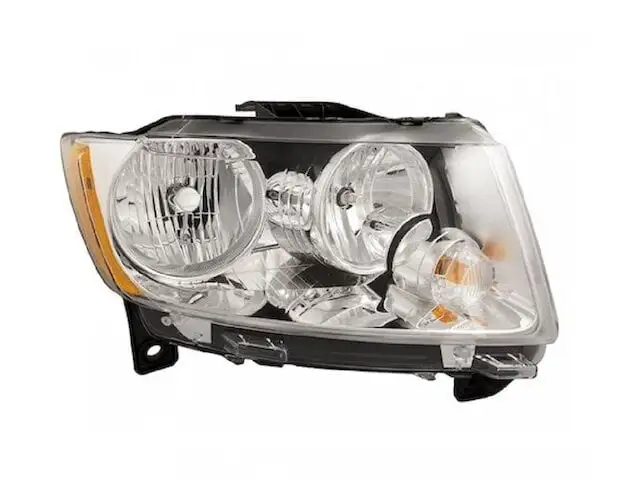 Right Passenger Side Halogen Headlight Assembly - Compatible with 2011 - 2013 Jeep Grand Cherokee 2012