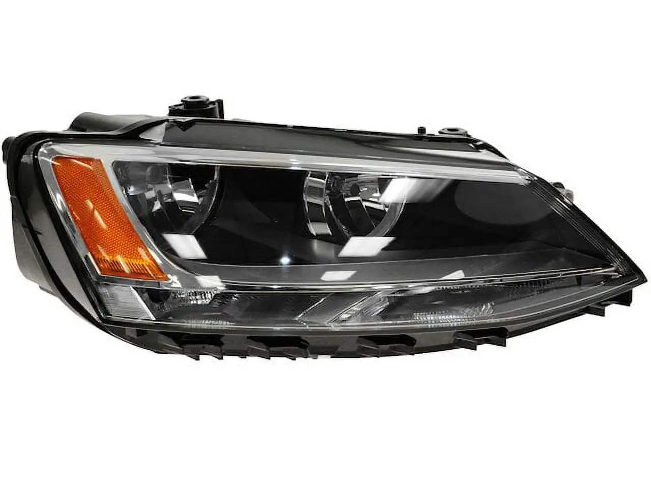 Right Passenger Side Halogen Headlight Assembly - Compatible with 2011 - 2016 Volkswagen Jetta Sedan 2012 2013 2014 2015