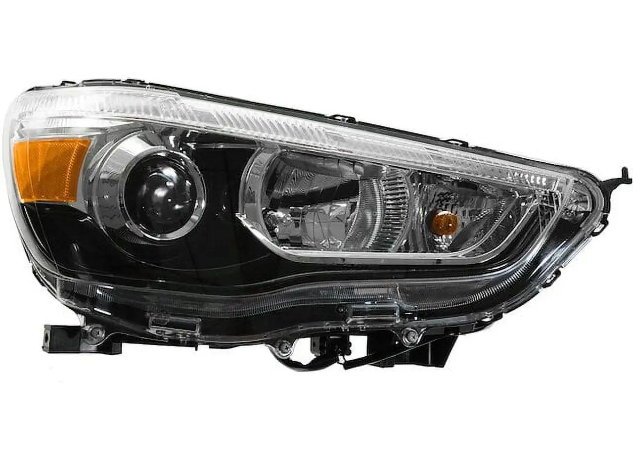 Right Passenger Side Halogen Headlight Assembly - Compatible with 2011 - 2018 Mitsubishi Outlander Sport 2012 2013 2014 2015 2016 2017