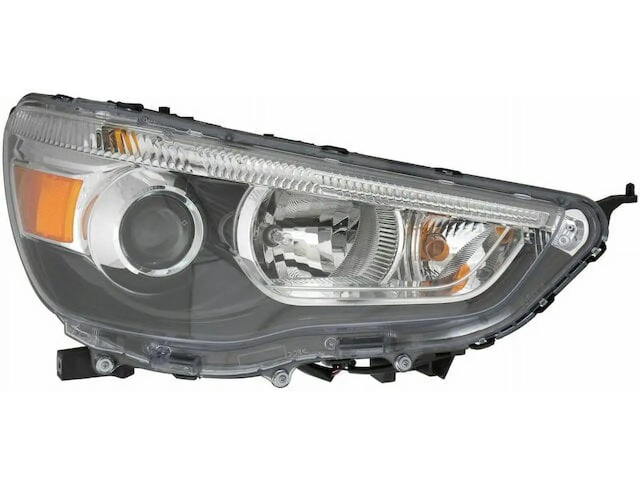 Right Passenger Side Halogen Headlight Assembly - Compatible with 2011 - 2019 Mitsubishi Outlander Sport 2012 2013 2014 2015 2016 2017 2018