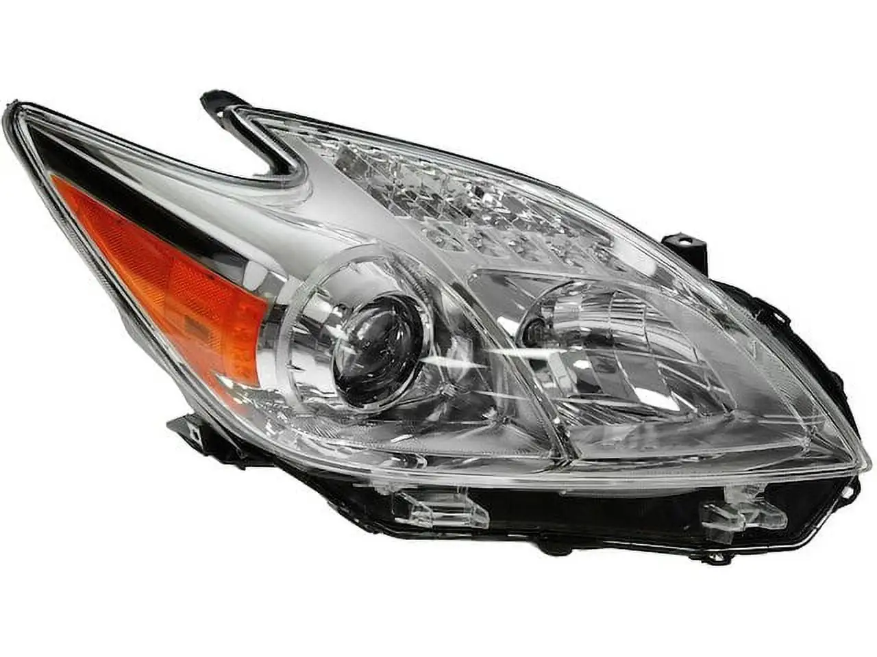 Right Passenger Side Halogen Headlight Assembly - Compatible with 2012 - 2015 Toyota Prius 2013 2014