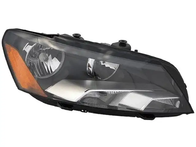 Right Passenger Side Halogen Headlight Assembly - Compatible with 2012 - 2015 Volkswagen Passat (Models From 2-21-2011 Vehicle Production) 2013 2014