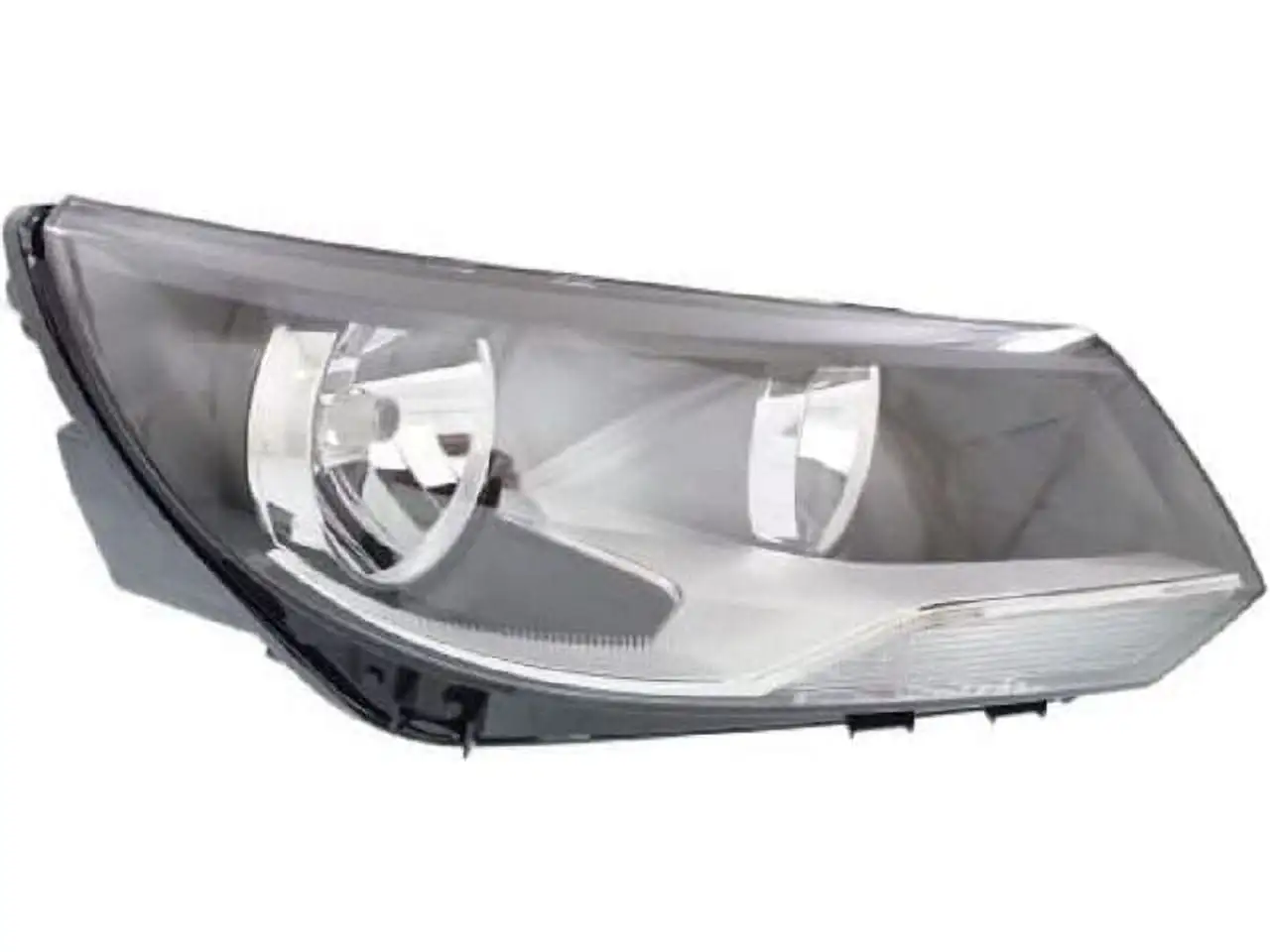 Right Passenger Side Halogen Headlight Assembly - Compatible with 2012 - 2017 Volkswagen Tiguan 2013 2014 2015 2016