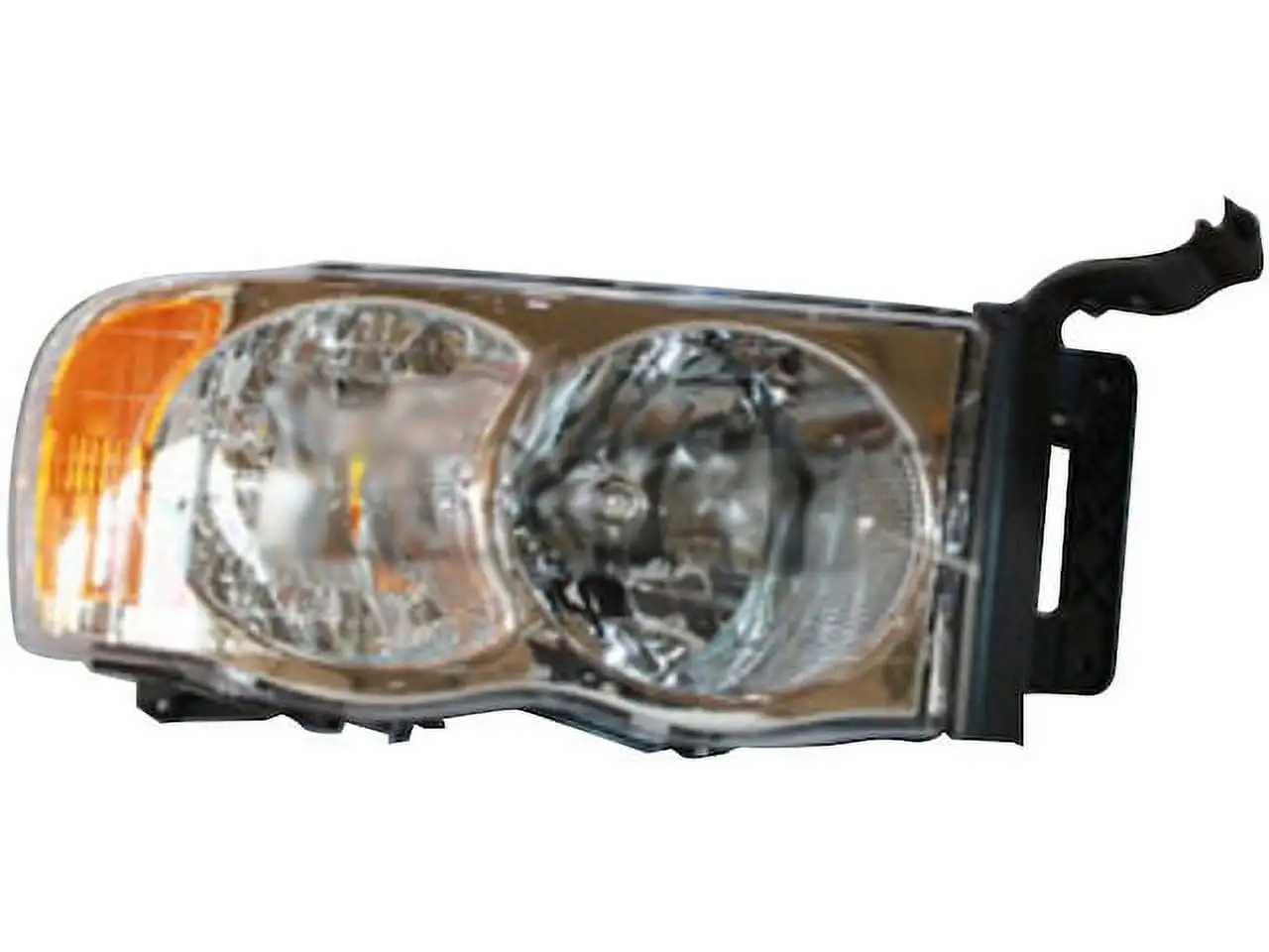 Right Passenger Side Halogen Headlight Assembly with Bulbs - Compatible with 2002 - 2005 Dodge Ram 1500 2003 2004