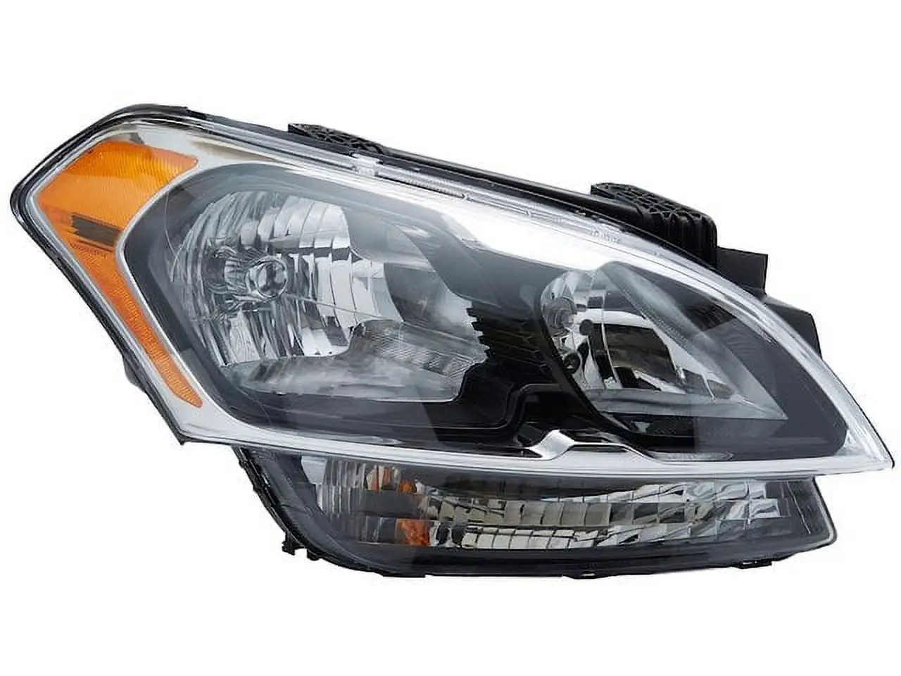 Right Passenger Side Halogen Headlight Assembly with Bulbs - with Automatic On and Off - Compatible with 2012 - 2013 Kia Soul Hatchback