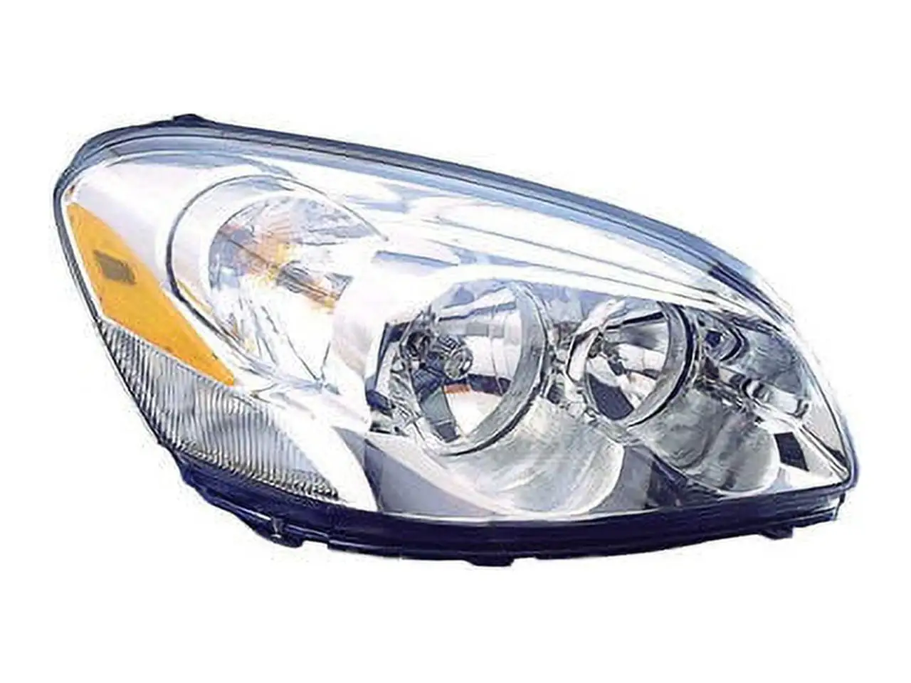 Right Passenger Side Headlight Assembly with Clear Signal Light - Compatible with 2006 - 2011 Buick Lucerne (Excludes 2006 - 2008 CX Models) 2007 2009 2010