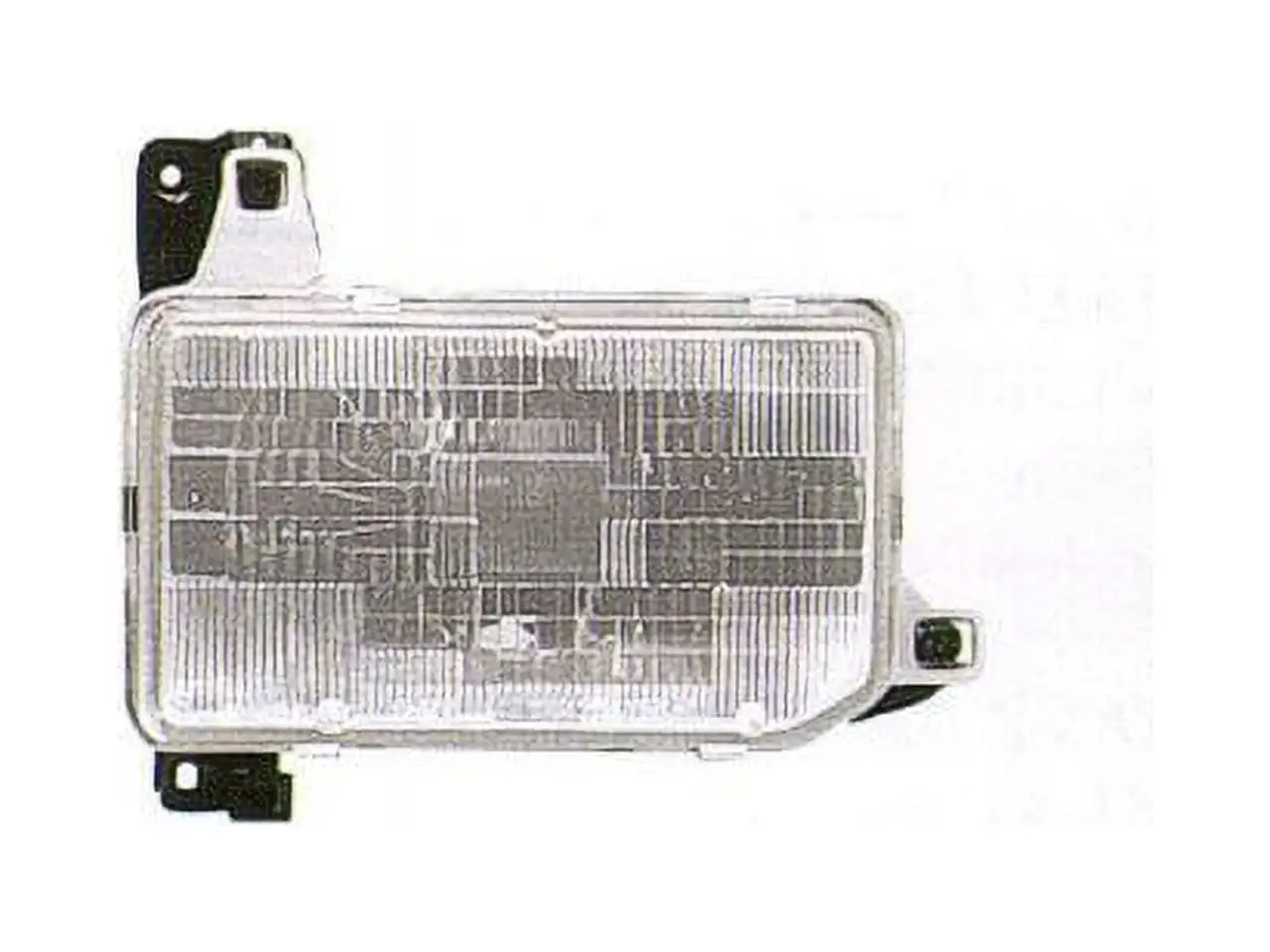 Right Passenger Side Headlight Assembly - Compatible with 1986 - 1989 Nissan D21 1987 1988