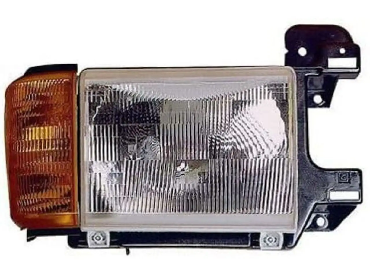 Right Passenger Side Headlight Assembly - Compatible with 1987 - 1991 Ford Bronco 1988 1989 1990