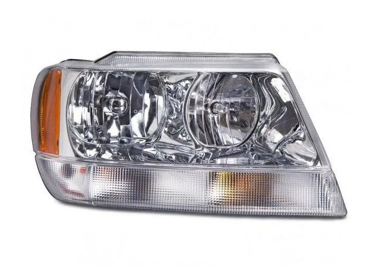 Right Passenger Side Headlight Assembly - Compatible with 1999 - 2004 Jeep Grand Cherokee 2000 2001 2002 2003