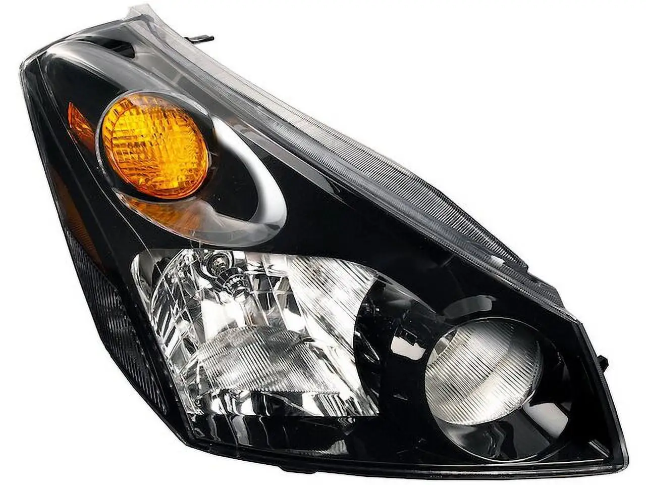 Right Passenger Side Headlight Assembly - Compatible with 2004 - 2009 Nissan Quest (with Black Bezel) 2005 2006 2007 2008