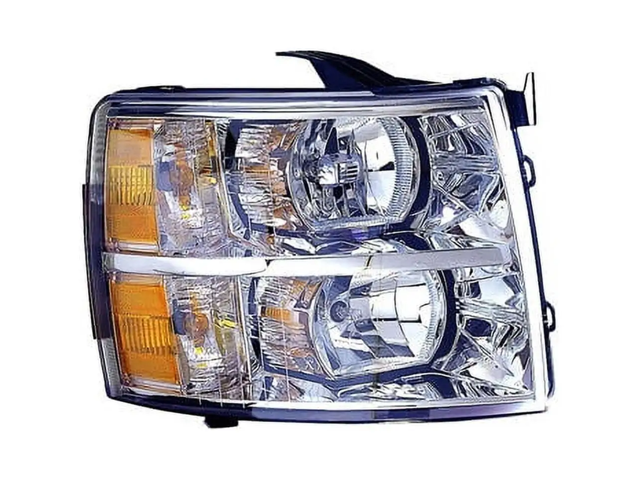 Right Passenger Side Headlight Assembly - Compatible with 2007 - 2013 Chevy Silverado 1500 2008 2009 2010 2011 2012