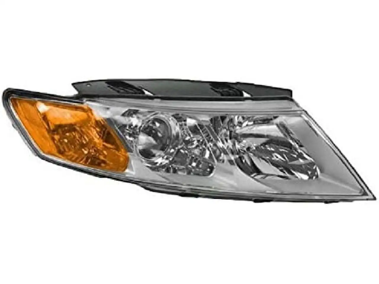 Right Passenger Side Headlight Assembly - Compatible with 2009 - 2010 Kia Optima (with Chrome Insert)