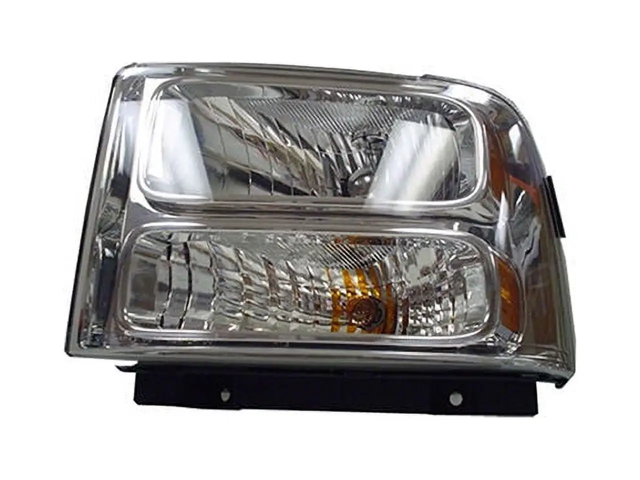 Right Passenger Side Headlight Assembly - Silver Bezel - Compatible with 2005 - 2007 Ford F-250 Super Duty (From 12/07/2004) 2006