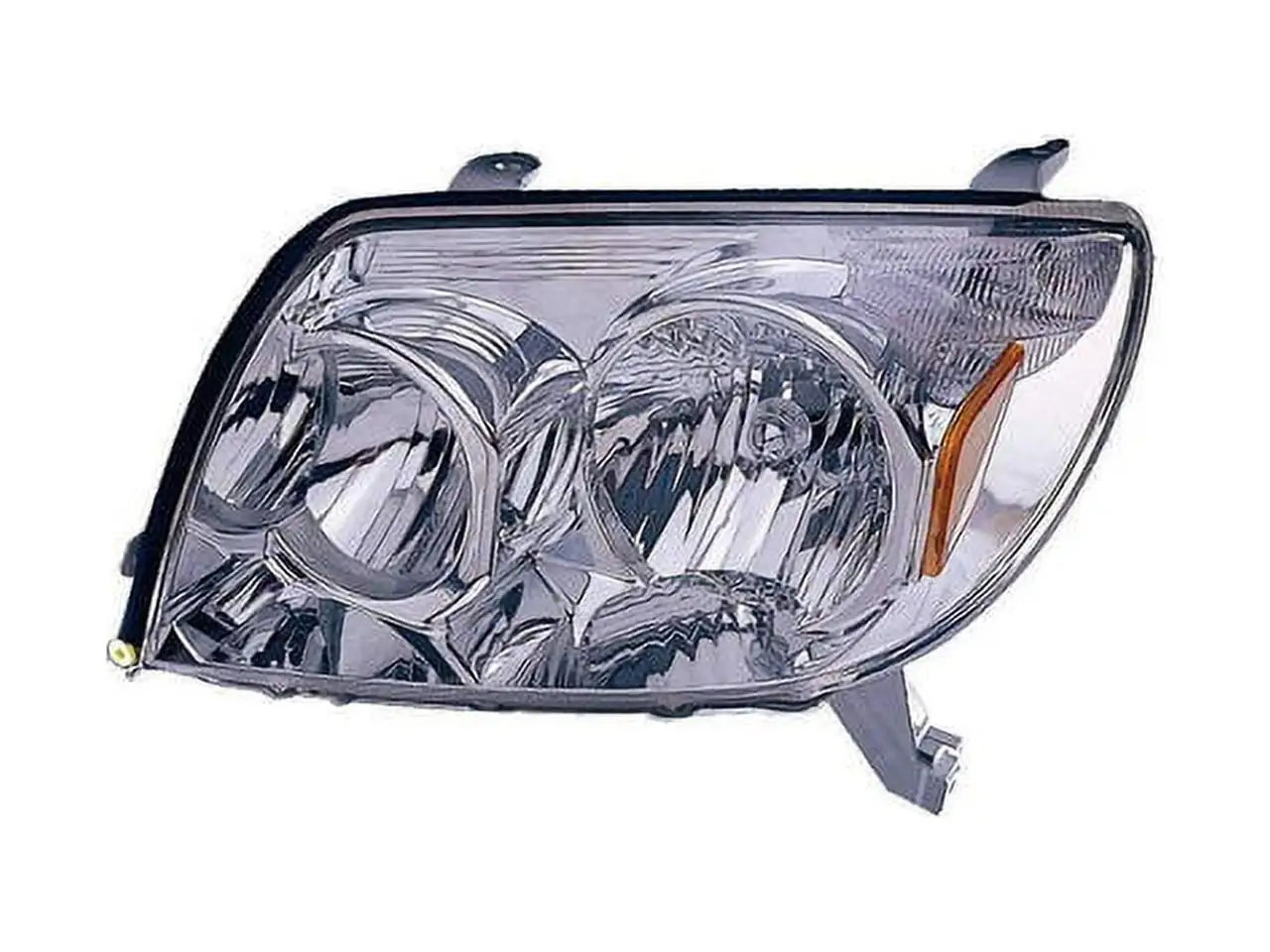 Right Passenger Side Headlight Assembly - with Side Marker Light - Compatible with 2003 - 2005 Toyota 4Runner 2004