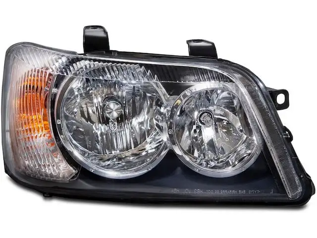 Right Passenger Side Headlight Assembly - without Bulbs - Compatible with 2001 - 2003 Toyota Highlander 2002