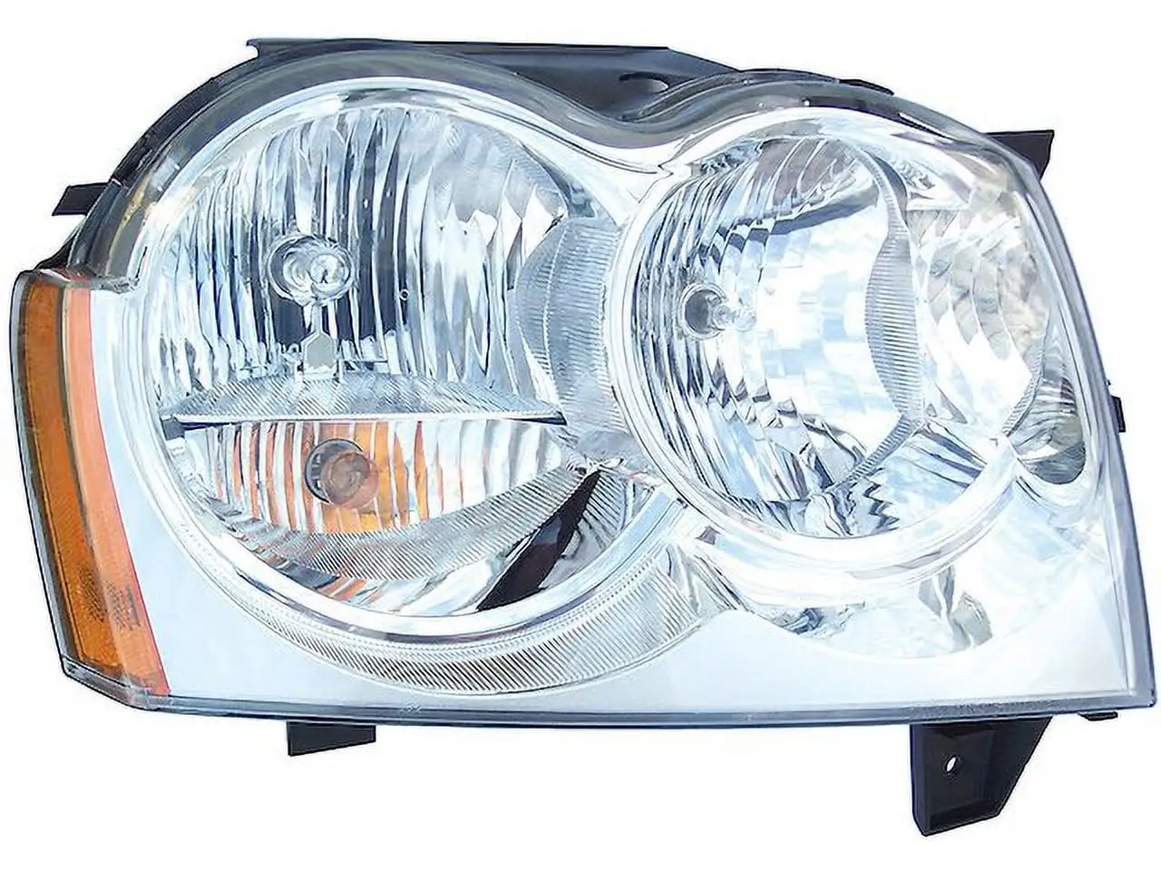 Right Passenger Side Headlight Assembly - without Bulbs and Sockets - Compatible with 2005 - 2007 Jeep Grand Cherokee 2006