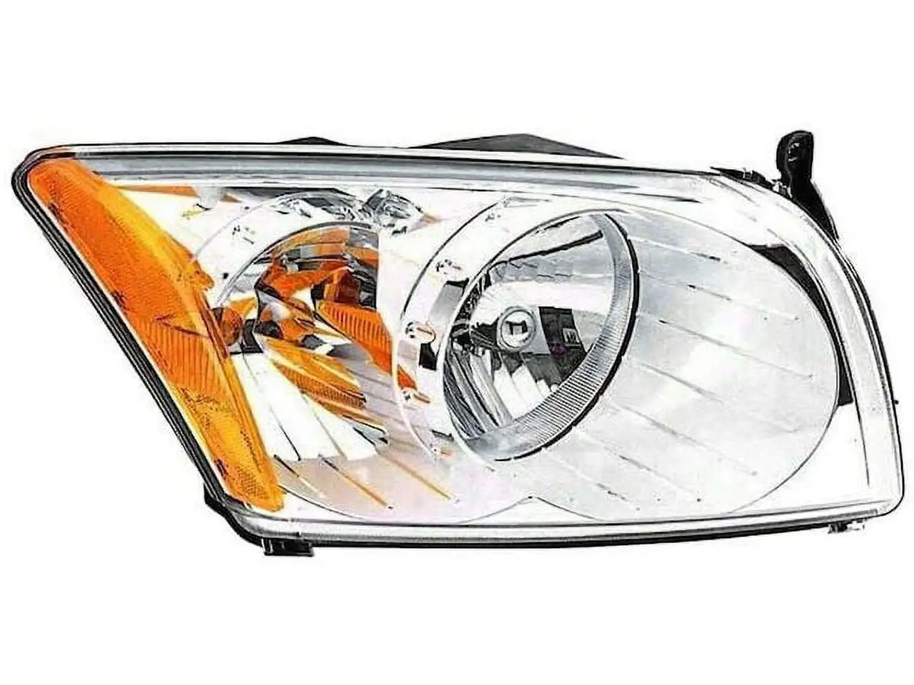 Right Passenger Side Headlight Assembly - without Leveling System - Compatible with 2007 - 2012 Dodge Caliber 2008 2009 2010 2011