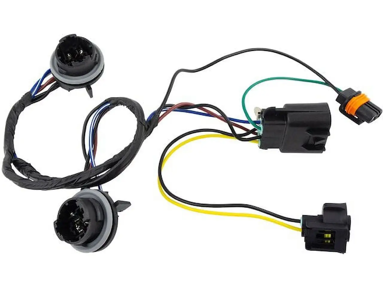 Right or Left Headlight Wiring Harness - Compatible with 2007 - 2014 Chevy Silverado 1500 2008 2009 2010 2011 2012 2013