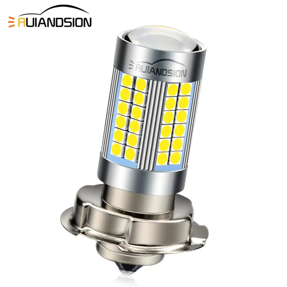 Ruiandsion P26S LED Motorcycle Headlight Bulb 7.68Watts 1000LM Super Bright LED Lights Conversion Kit for Honda.Yamaha.Kawasaki.BMW.KTM.Suzuki..(1-Pack).