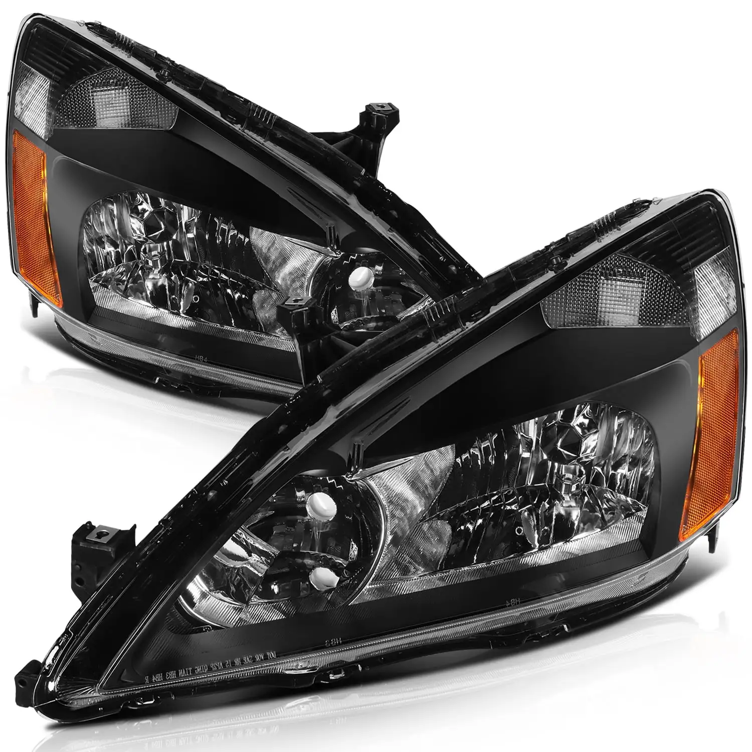 SCITOO Headlight Assembly Fit For Honda Accord 2003-2007 Headlamp