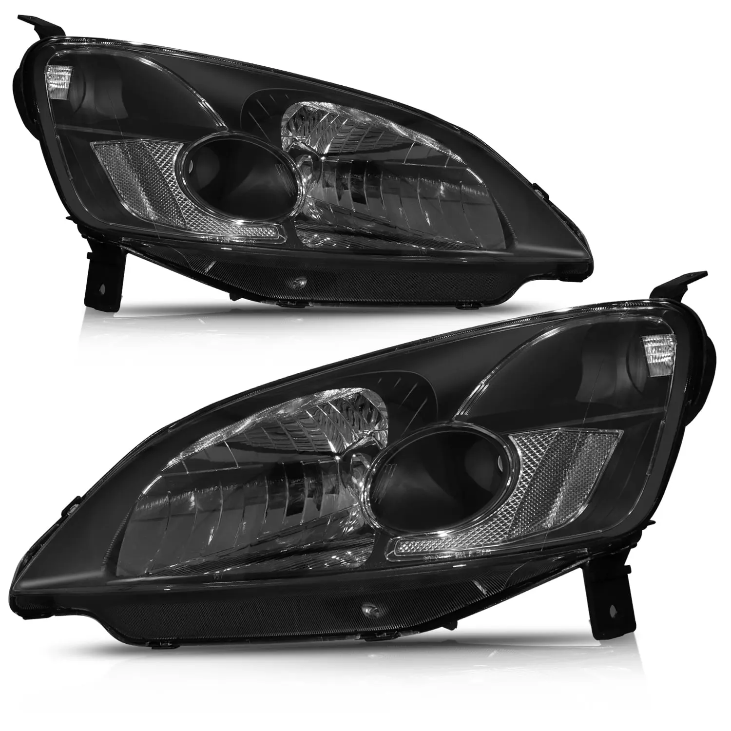 SCITOO Headlight Assembly Fit For Honda Civic 2001-2003 Headlamp