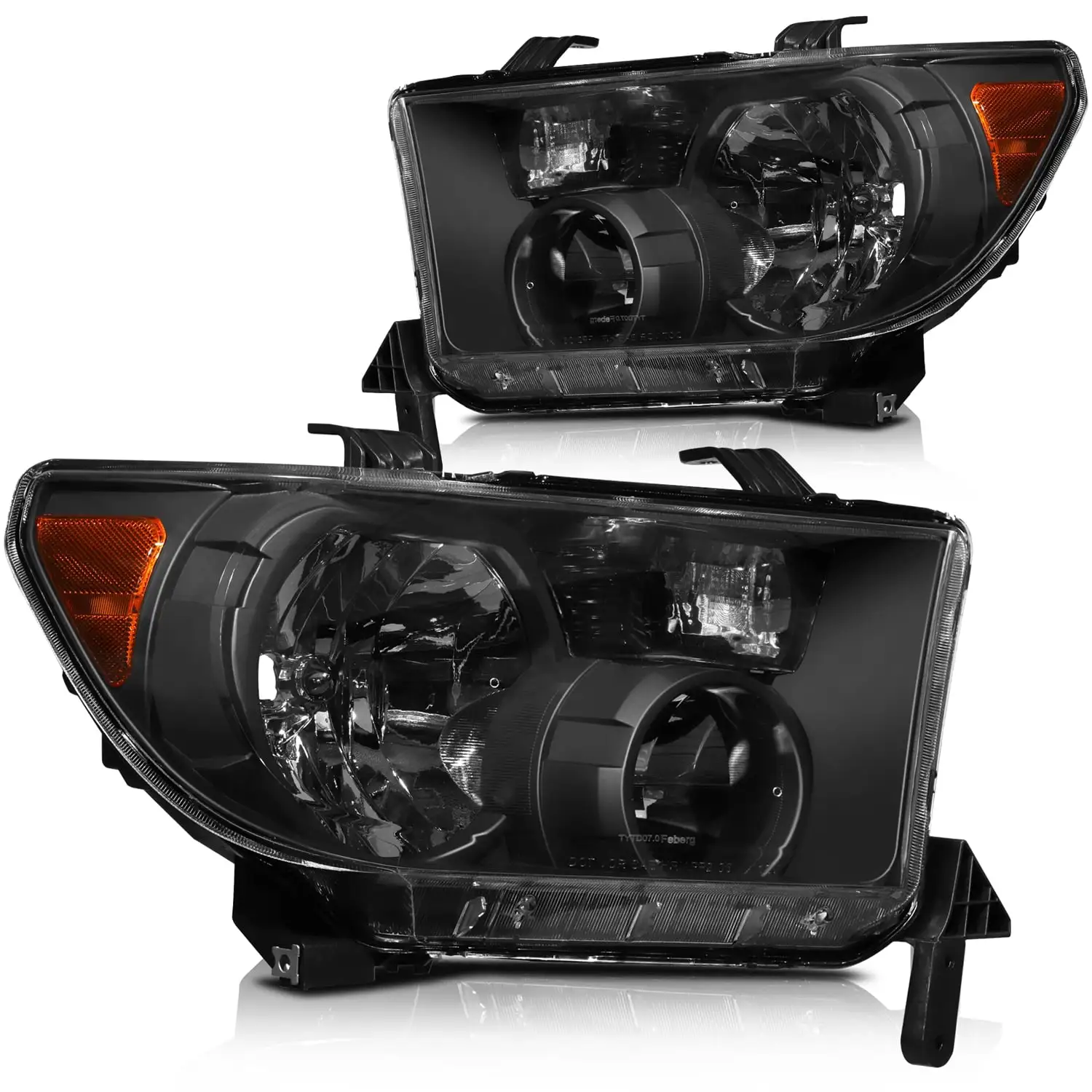 SCITOO Headlight Assembly Fit for Toyota Sequoia 2008-2017.for Tundra 2007-2013 Headlamp